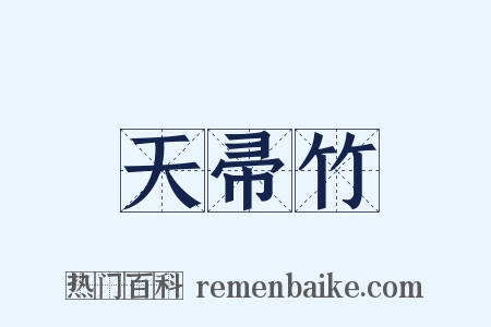 天帚竹是什么意思的图片